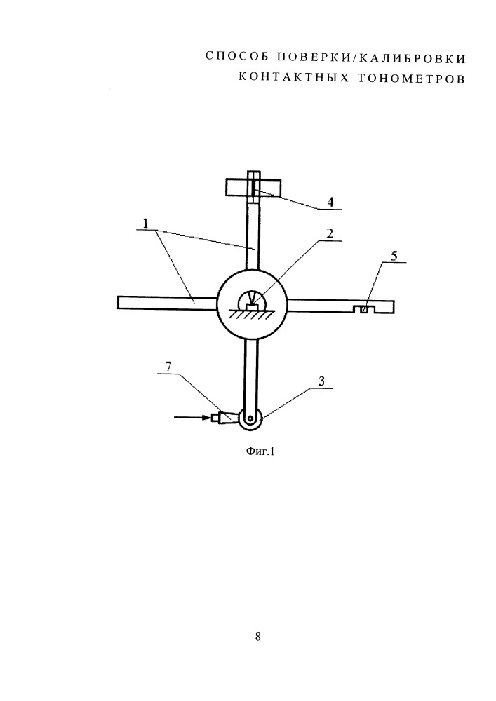 Способ поверки/калибровки контактных тонометров (патент 2657927)