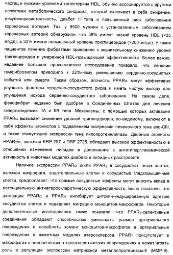 Соединения, активные в отношении ppar (рецепторов активаторов пролиферации пероксисом) (патент 2419618)