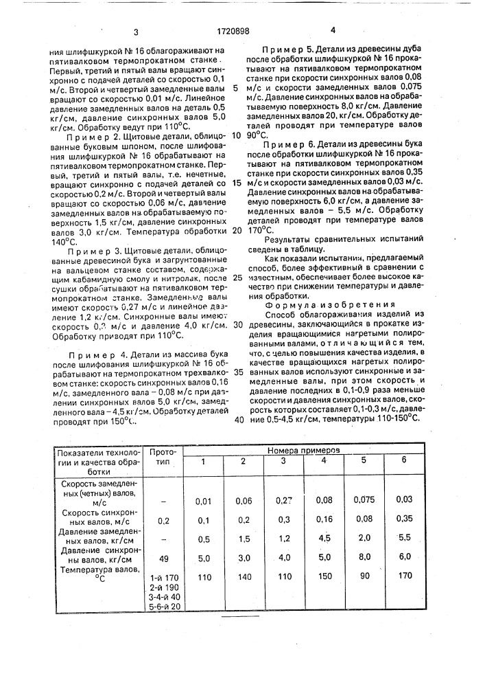 Способ облагораживания изделий из древесины (патент 1720898)