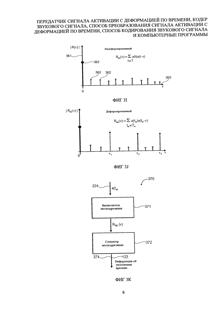 Передатчик сигнала активации с деформацией по времени, кодер звукового сигнала, способ преобразования сигнала активации с деформацией по времени, способ кодирования звукового сигнала и компьютерные программы (патент 2621965)
