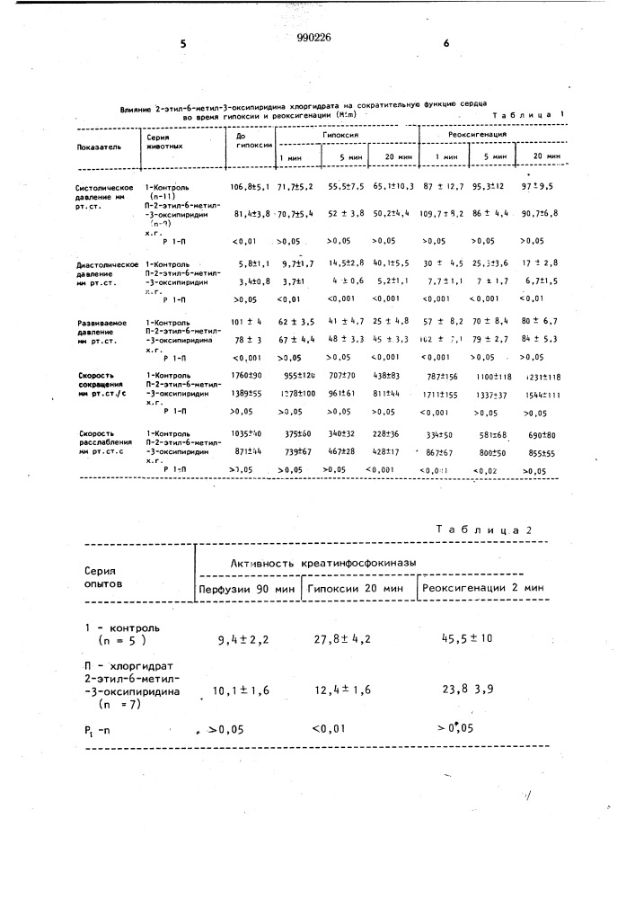 Средство,обладающее противогипоксической активностью (патент 990226)