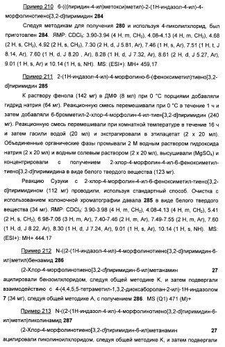 Ингибиторы фосфоинозитид-3-киназы и содержащие их фармацевтические композиции (патент 2437888)