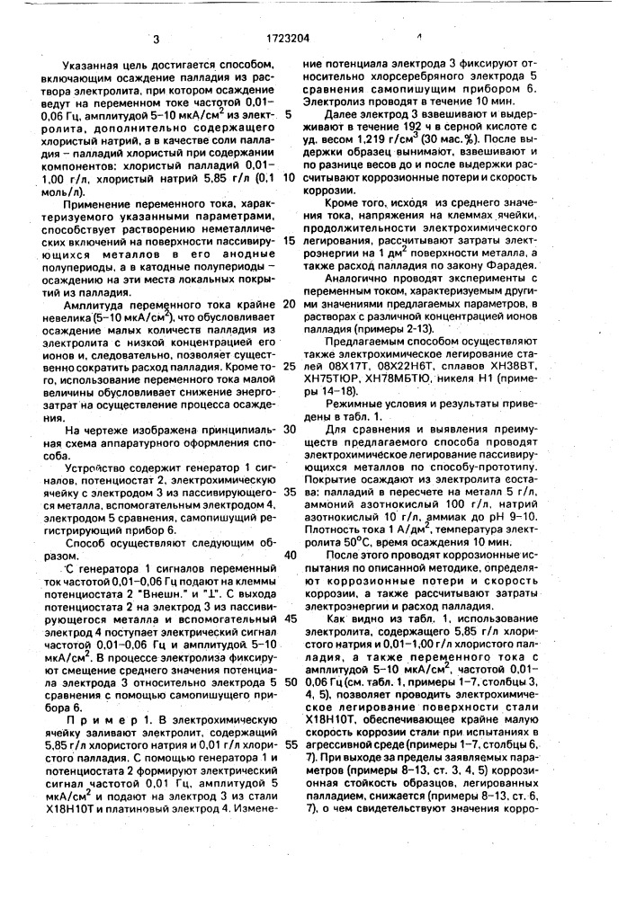 Способ электрохимического легирования (патент 1723204)