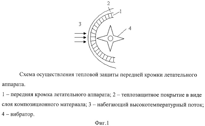 Способ тепловой защиты передней кромки летательного аппарата (патент 2400396)