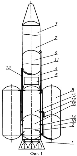 Одноступенчатая ракета-носитель тяжелого класса (патент 2532289)