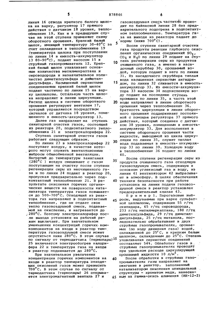 Способ регенерации химикатов сульфатного производства целлюлозы (патент 878846)