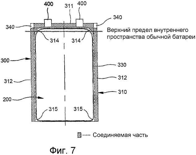 Батарея со специальной конструкцией монтажного корпуса (патент 2324260)