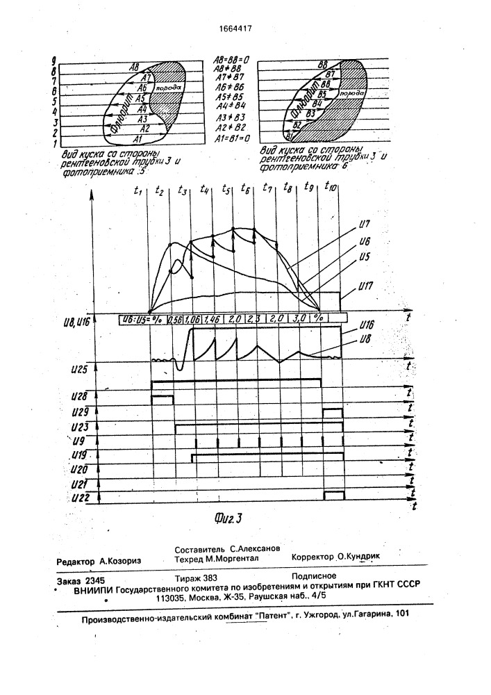 Сепаратор для выделения флюоритовых кусковых концентратов (патент 1664417)