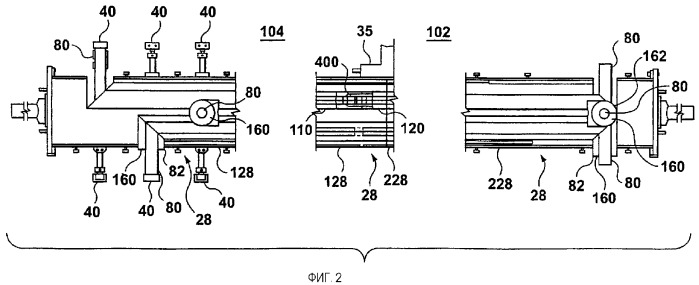 Вращающийся преобразователь большой мощности с узлом шинного канала (патент 2313170)