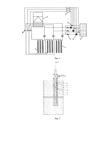 Геотермальная теплонасосная система (патент 2591362)