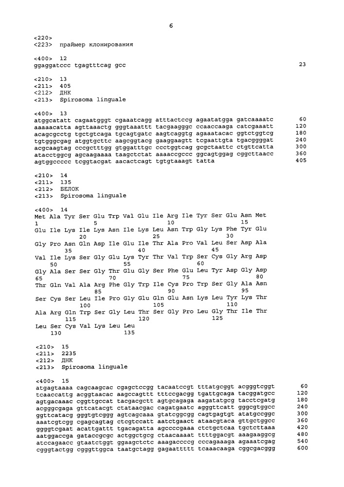 Новые инсектицидные белки и способы их применения (патент 2666914)