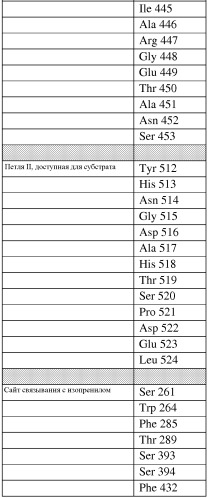 Варианты изопренсинтазы, применяемые для улучшения продуцирования изопрена микроорганизмами (патент 2516343)
