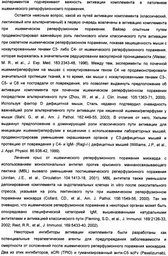 Способ лечения заболеваний, связанных с masp-2-зависимой активацией комплемента (варианты) (патент 2484097)