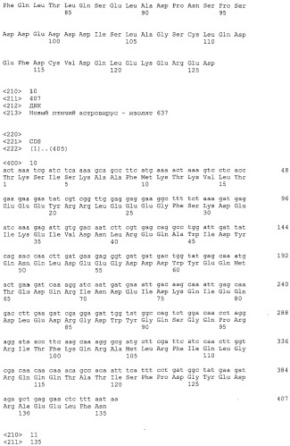 Новый птичий астровирус (патент 2547589)