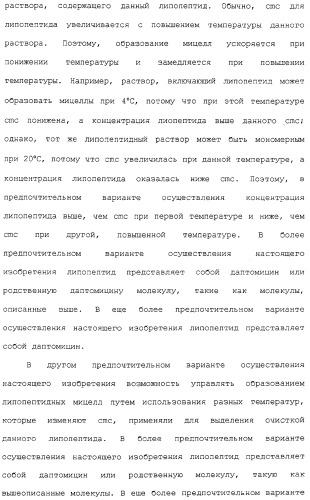 Способ очистки липопептида (варианты), антибиотическая композиция на основе очищенного липопептида (варианты) (патент 2311460)