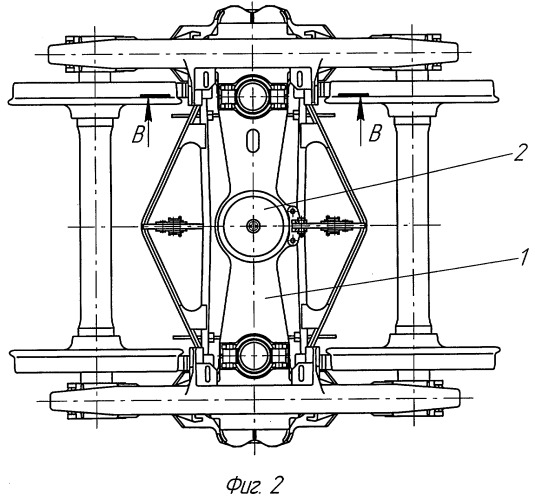 Тележка подвижного состава железных дорог (патент 2256573)