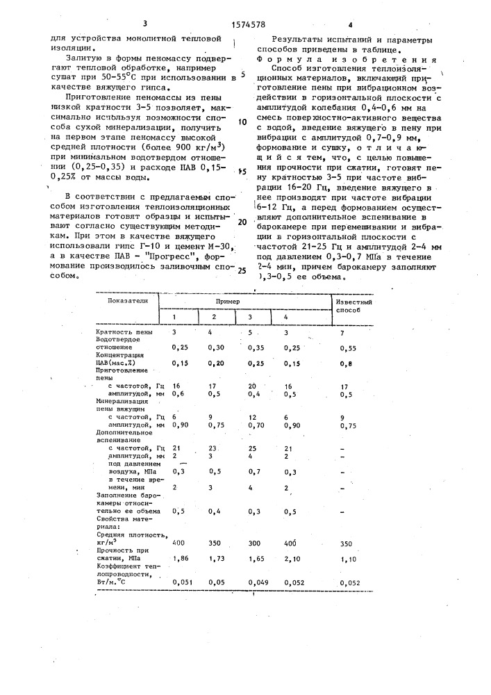 Способ изготовления теплоизоляционных материалов (патент 1574578)