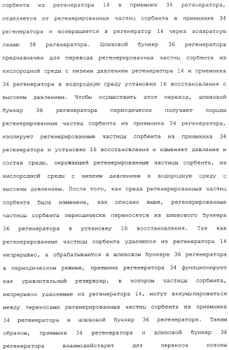 Система для обессеривания с механизмом переноса сорбента (патент 2312885)