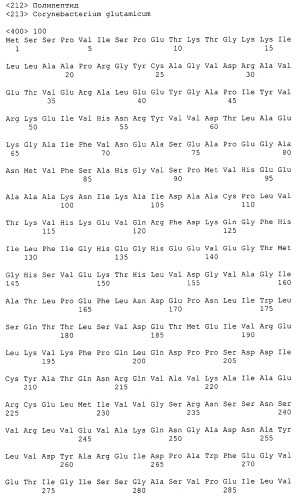 Гены corynebacterium glutamicum, кодирующие белки резистентности и толерантности к стрессам (патент 2303635)