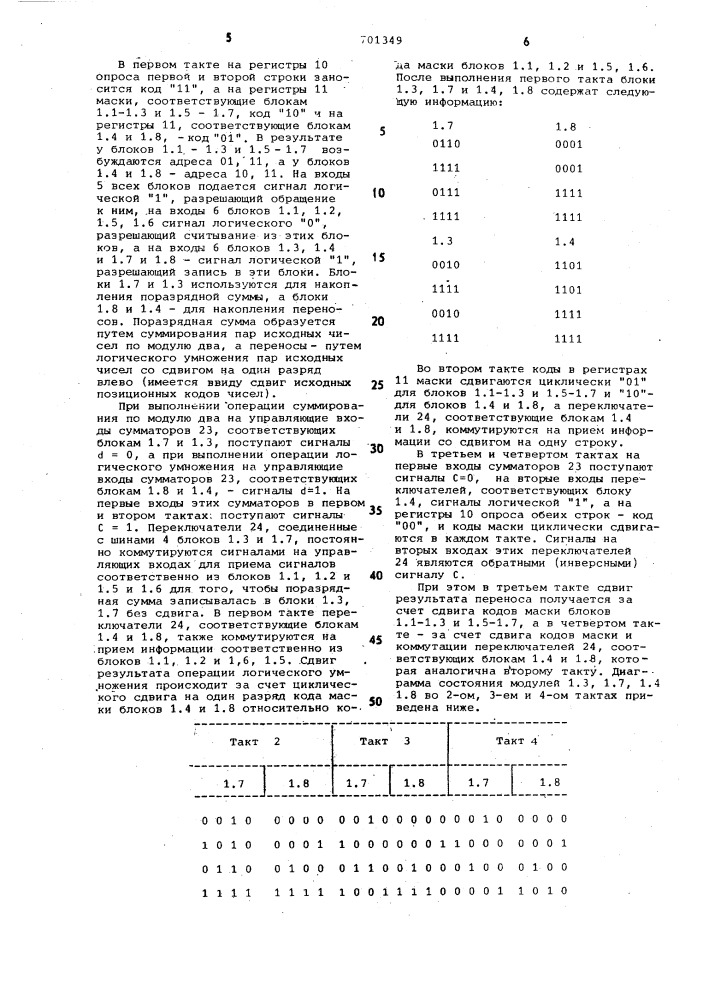 Ассоциативное запоминающее устройство (патент 701349)