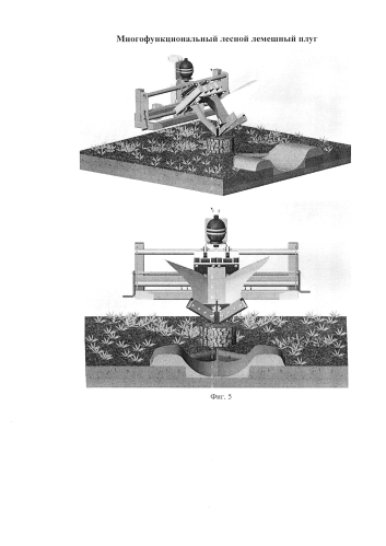 Многофункциональный лесной лемешный плуг (патент 2583609)