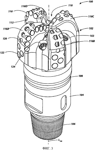 Способ формирования бурильного инструмента с использованием геометрической компенсации и сформированный посредством него инструмент (патент 2520313)