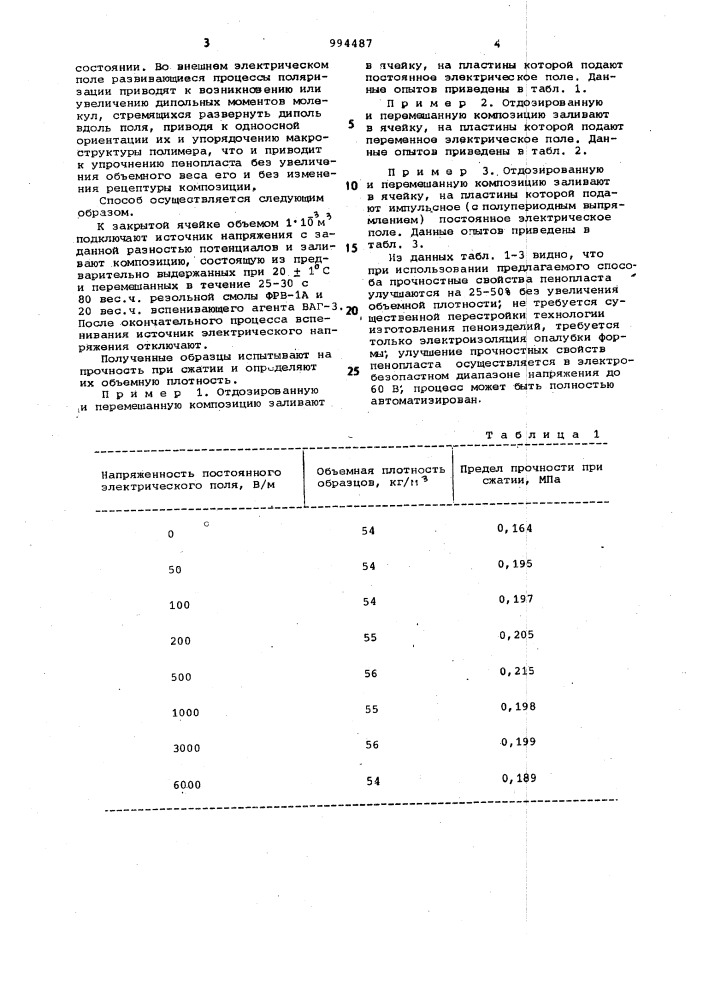 Способ получения фенолоформальдегидного пенопласта (патент 994487)