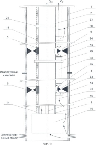 Скважинная пакерная установка с насосом (варианты) (патент 2331758)