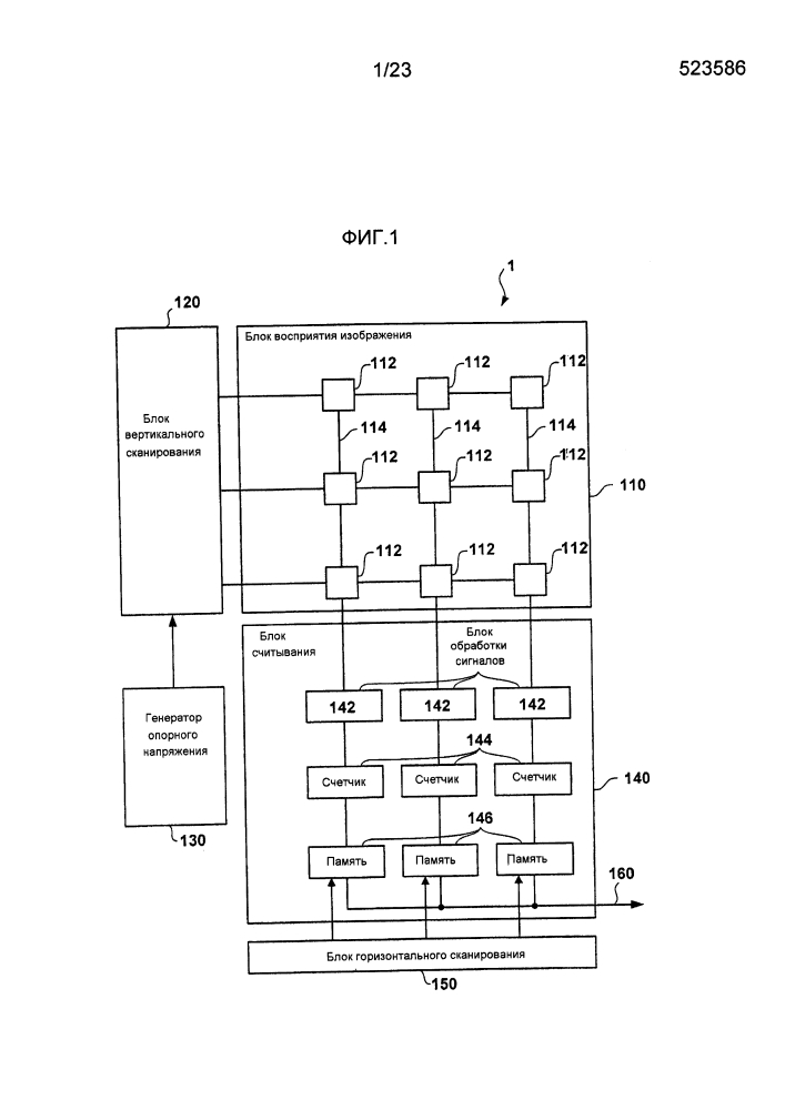 Твердотельный датчик изображения и система восприятия изображения (патент 2603241)