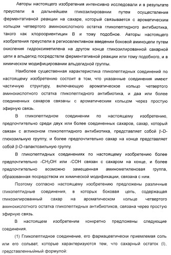 Гликозилированные гликопептидные антибиотические производные (патент 2481354)