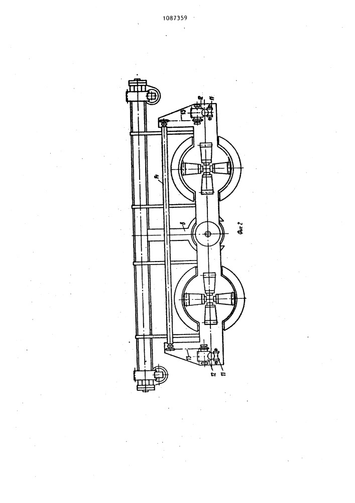 Устройство для загрузки заготовок покрышек в пресс-формы вулканизатора (патент 1087359)