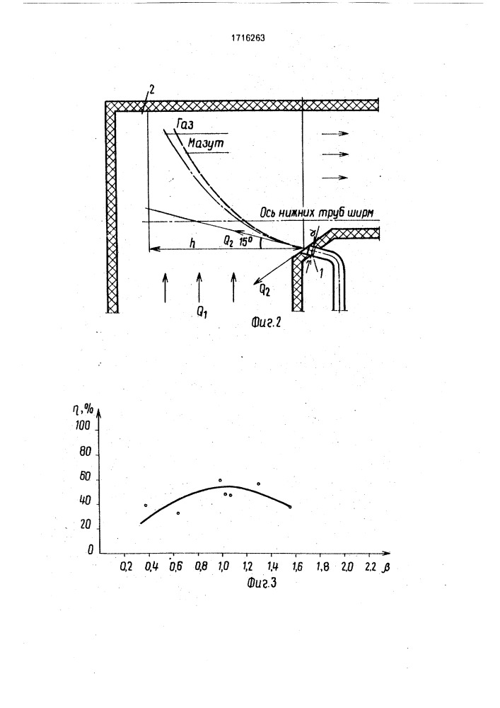 Способ очистки газообразных продуктов сгорания тэс от оксидов азота и устройство для его осуществления (патент 1716263)