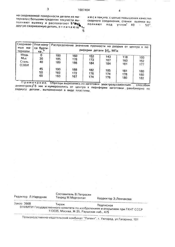 Способ диффузионной сварки деталей из разнородных материалов (патент 1687404)