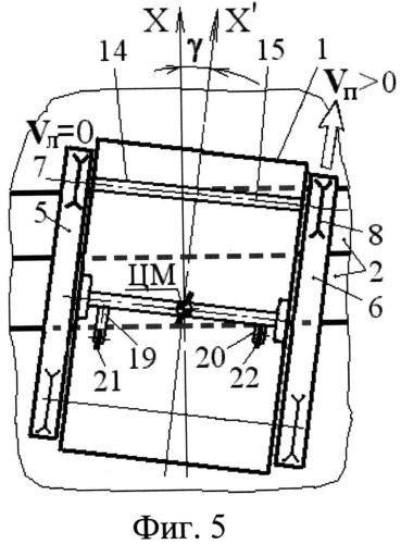 Стабилизатор курса движения шасси транспортного средства по ступеням (патент 2538653)