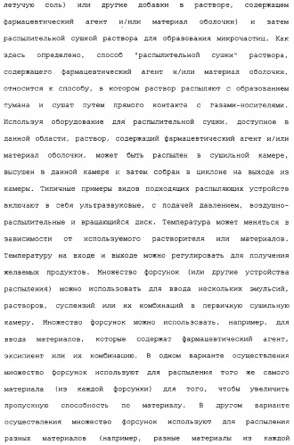 Способы и устройство для приготовления частиц с помощью распылительной сушилки и работающей совместно с ней струйной мельницей (патент 2324533)