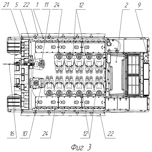 Тяжелый бронетранспортер на базовом шасси танка (патент 2328694)