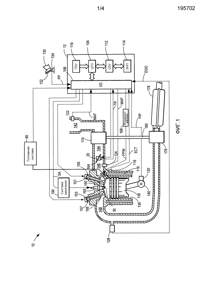 Способ управления двигателем (варианты) и система двигателя (патент 2596019)