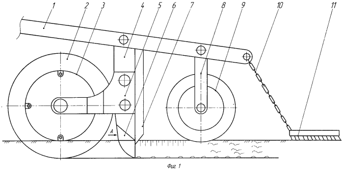 Сошниковая секция для точноглубинного посева (патент 2577377)