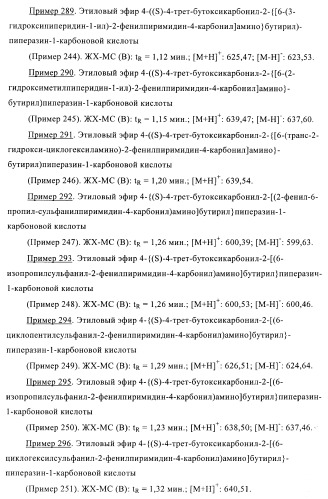 Производные пиримидина и их применение в качестве антагонистов рецептора p2y12 (патент 2410393)