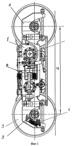 Тележка железнодорожного вагона (патент 2274571)