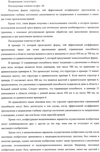 Оптический элемент, оптический компонент с антиотражающей функцией и исходная пресс-форма (патент 2468398)