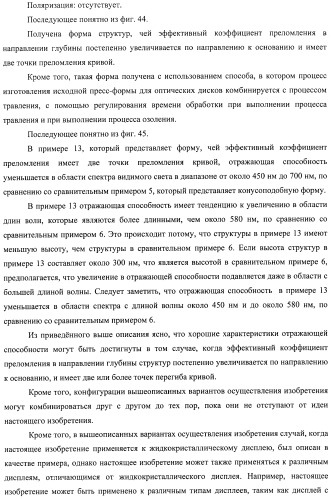 Оптический элемент, оптический компонент с антиотражающей функцией и исходная пресс-форма (патент 2468398)