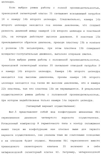 Ротационный компрессор герметичного типа и устройство контура охлаждения (патент 2322614)