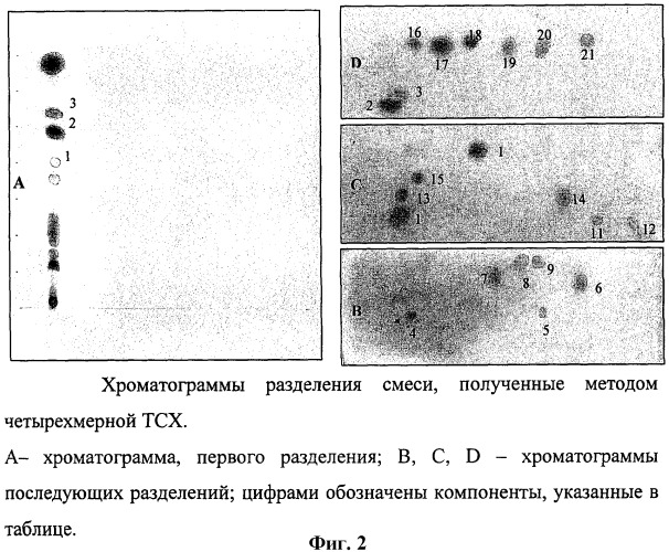 Способ многомерной тонкослойной хроматографии (патент 2435162)