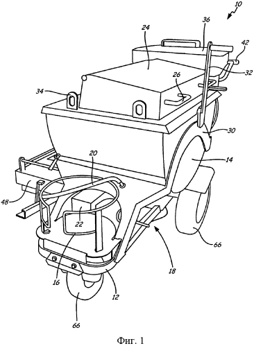 Мобильное устройство для нанесения дорожной терморазметки (патент 2575187)