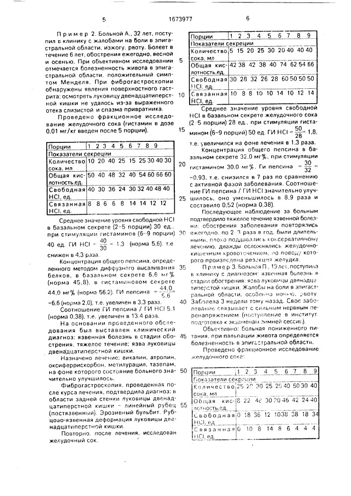 Способ диагностики язвенной болезни двенадцатиперстной кишки (патент 1673977)