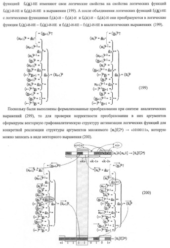 Функциональная структура предварительного сумматора f ([ni]&amp;[ni,0]) условно &quot;i&quot; и &quot;i+1&quot; разрядов &quot;k&quot; группы параллельно-последовательного умножителя f ( ) для позиционных аргументов множимого [ni]f(2n) с применением арифметических аксиом троичной системы счисления f(+1,0,-1) (варианты русской логики) (патент 2439658)