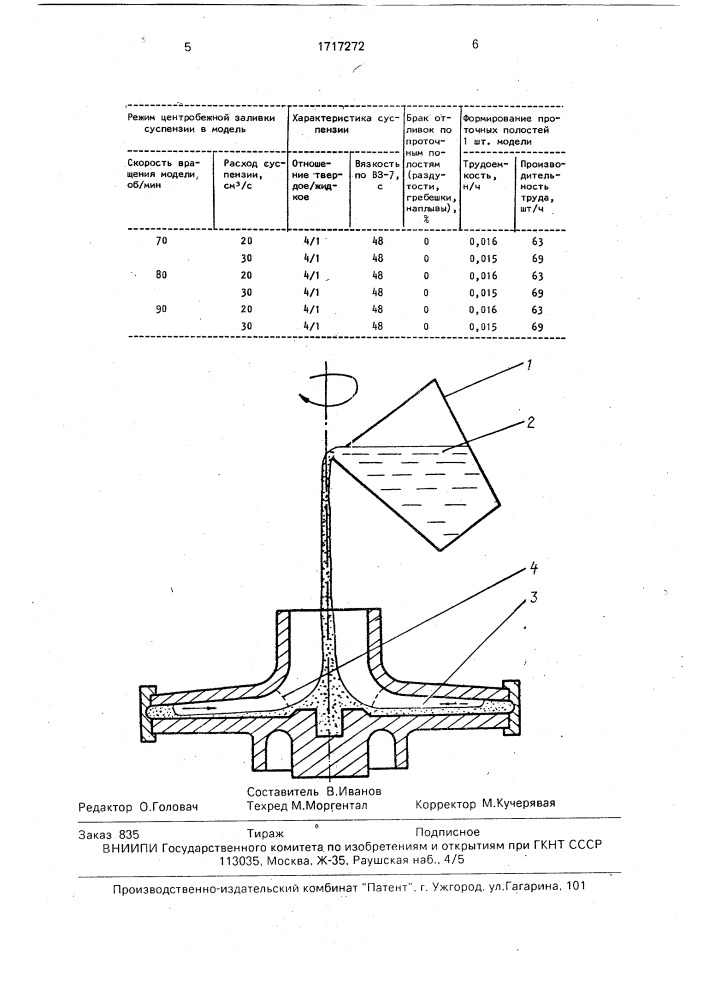 Способ изготовления керамических форм по выплавляемым моделям (патент 1717272)