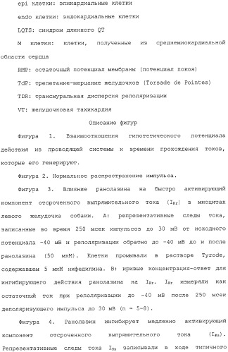 Применение ранолазина для изготовления лекарственного средства для лечения аритмий (патент 2325161)