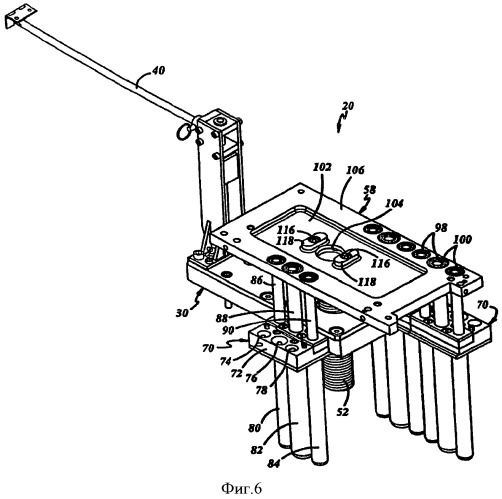 Опорное устройство плунжера стеклоформующей машины (патент 2465222)
